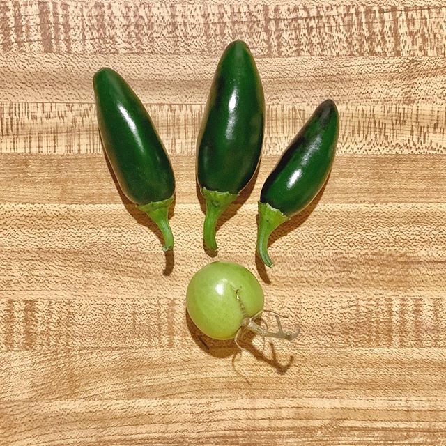 Jalapeños and Solar Fire Tomato