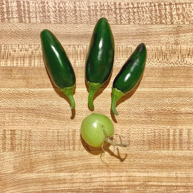 Jalapeños and Solar Fire Tomato