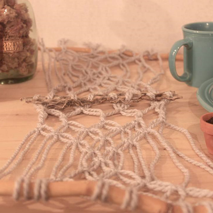 Macrame Table Runner