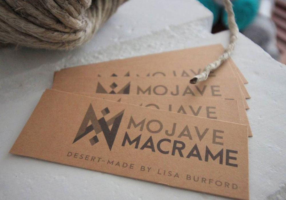 Mojave Macrame tags